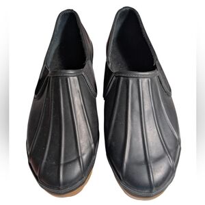 Woodstock Black Waterproof Slip-on Shoes 8
